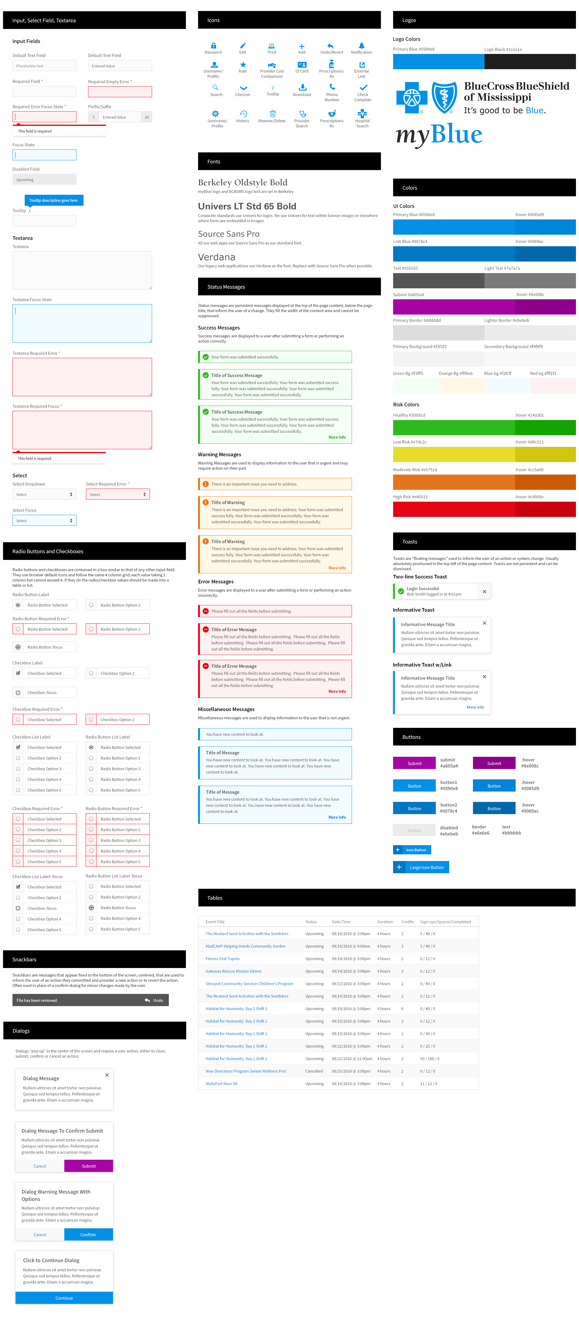 BCBSMS Style Guide